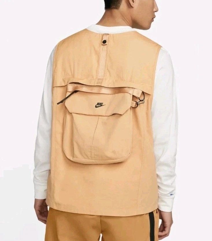 Nike Nike Tech Pack Tan Vest Attatchable Backpack Sportswear NEW Size US XL / EU 56 / 4 - 3 Thumbnail