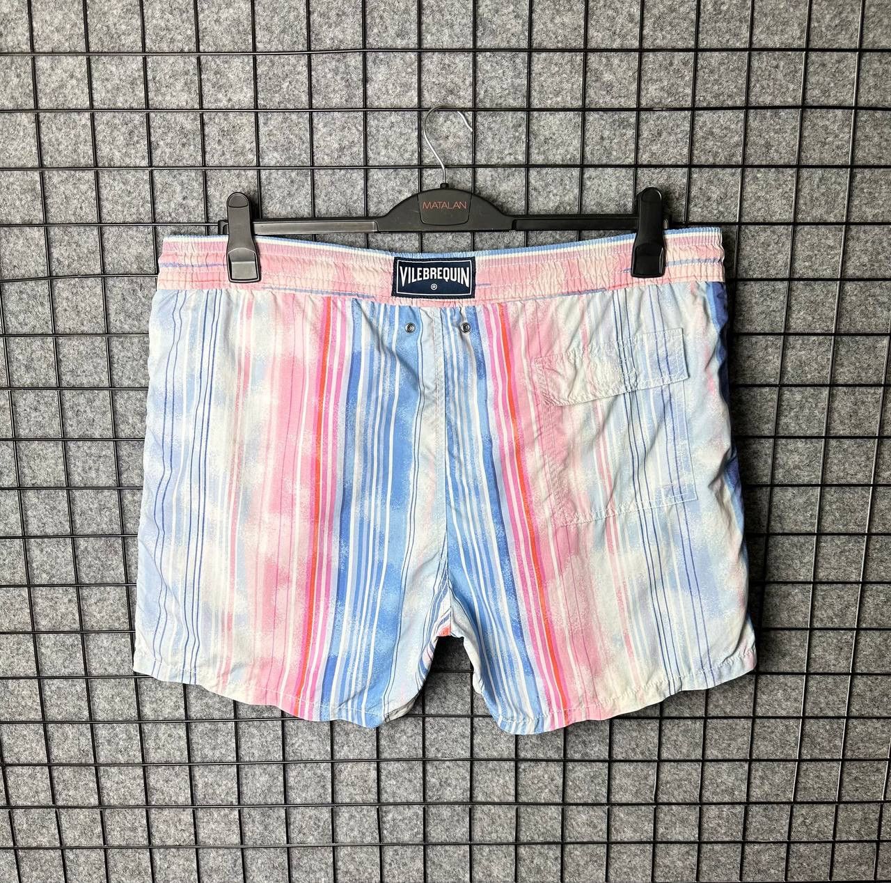 Vilebrequin × Vintage Vilebrequin shorts striped spray print size XLarge Size US 36 / EU 52 - 1 Thumbnail