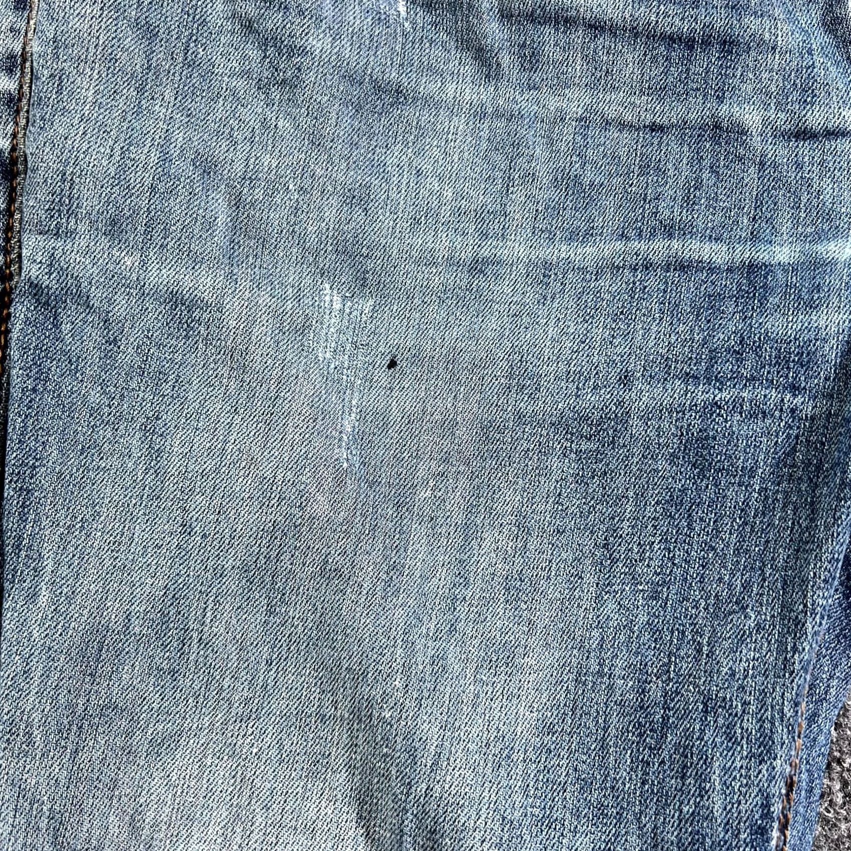 Denime Rock & Roll Cowboy Jeans Mens 32x34 Blue Denim Stretch Regular Fit Straight Leg Jeans Size US 32 / EU 48 - 5 Thumbnail
