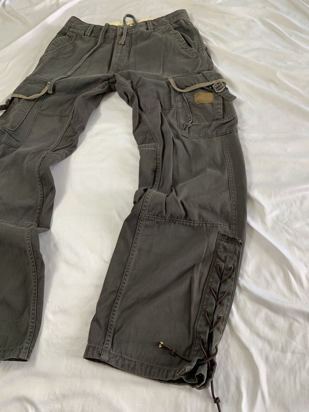 Le Grande Bleu (L.G.B.) Laceup diesel archive pant multipocket Size US 32 / EU 48 - 2 Thumbnail