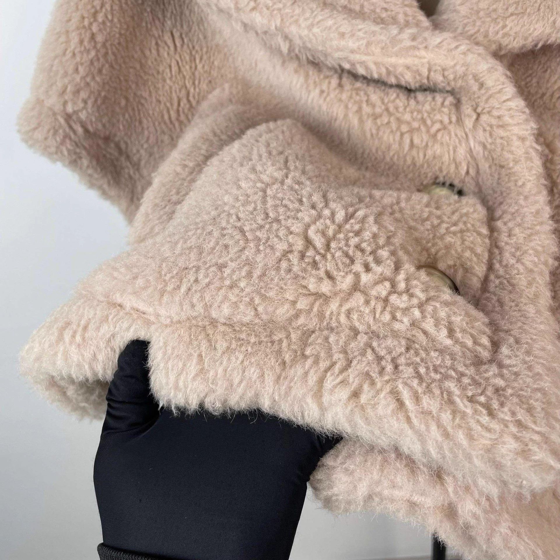 Max Mara Max Mara Teddy Bear Cape Short Coat 165/88A Size M / US 6-8 / IT 42-44 - 9 Thumbnail