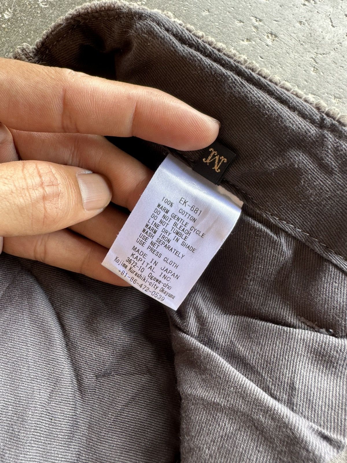 Kapital BEST OFFERS ACCEPT 🔥 KAPITAL VELVET CORDUROY OVER PANTS W29 Size US 29 - 10 Thumbnail