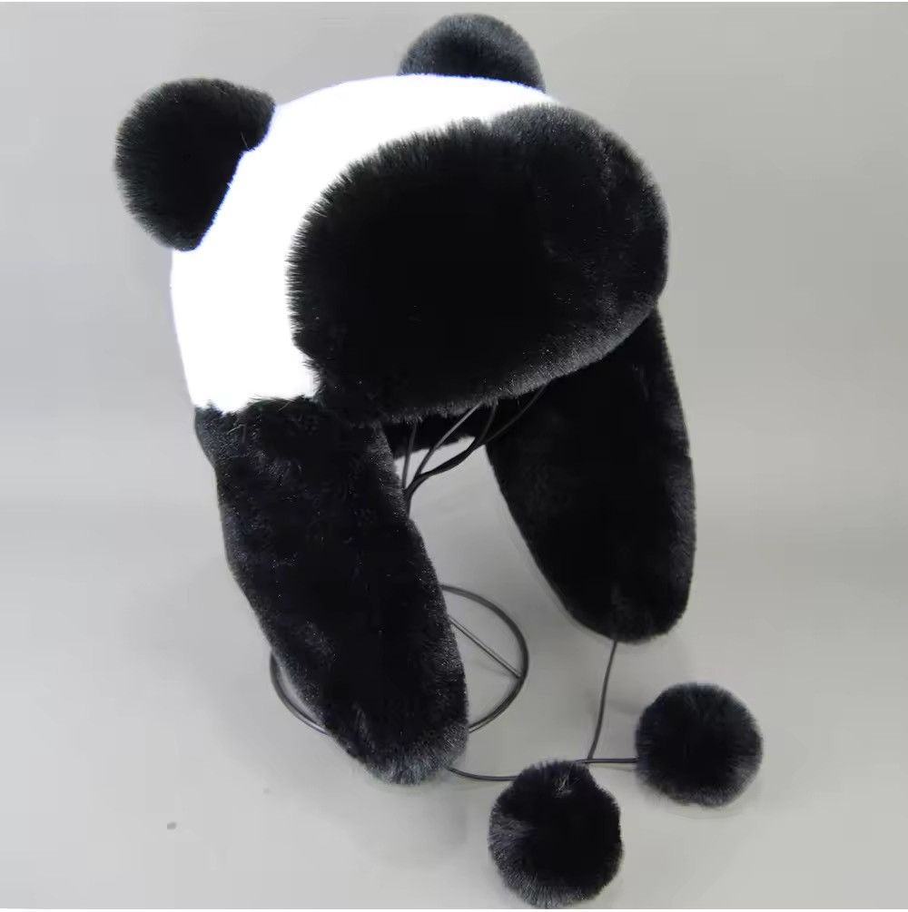 Japanese Brand Rabbit Faux Fur Bomber Hat Size ONE SIZE - 1 Thumbnail