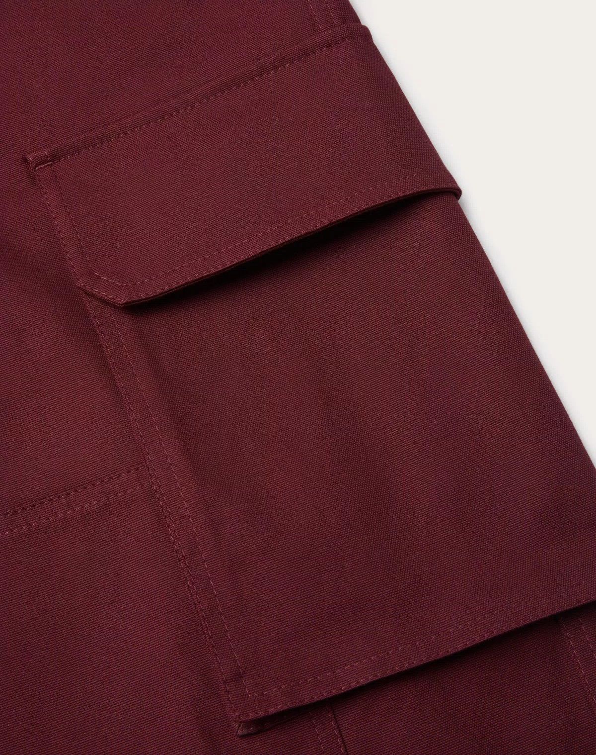 Valentino oc11z0625 Stretch Cotton Canvas Cargo Trousers in Deep Red Size US 32 / EU 48 - 7 Thumbnail