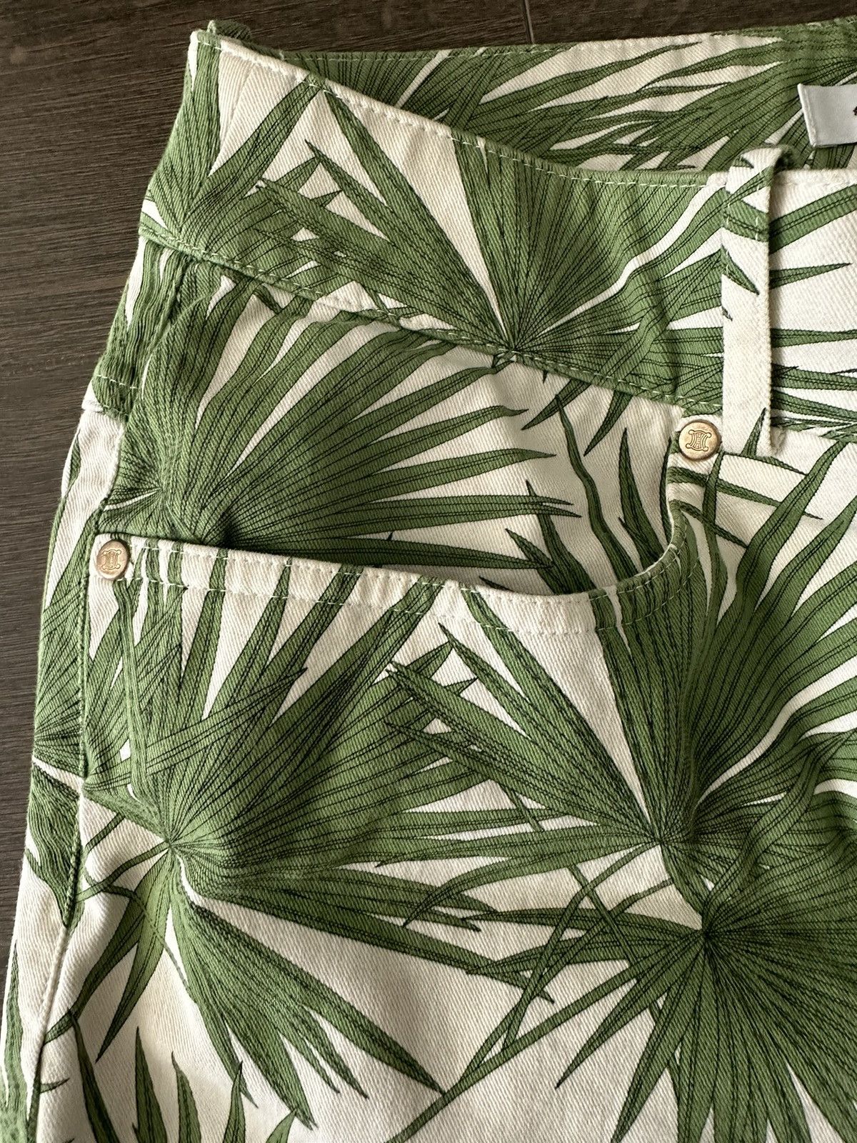 Celine Celine Runway Palm Tree Pants Size US 30 / EU 46 - 4 Thumbnail