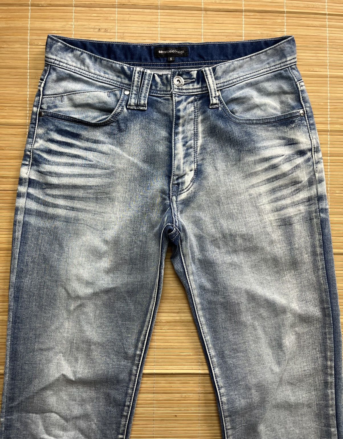 14th Addiction Vintage Japanese brand Semanticdesign jeans slim fit Size US 30 / EU 46 - 3 Thumbnail