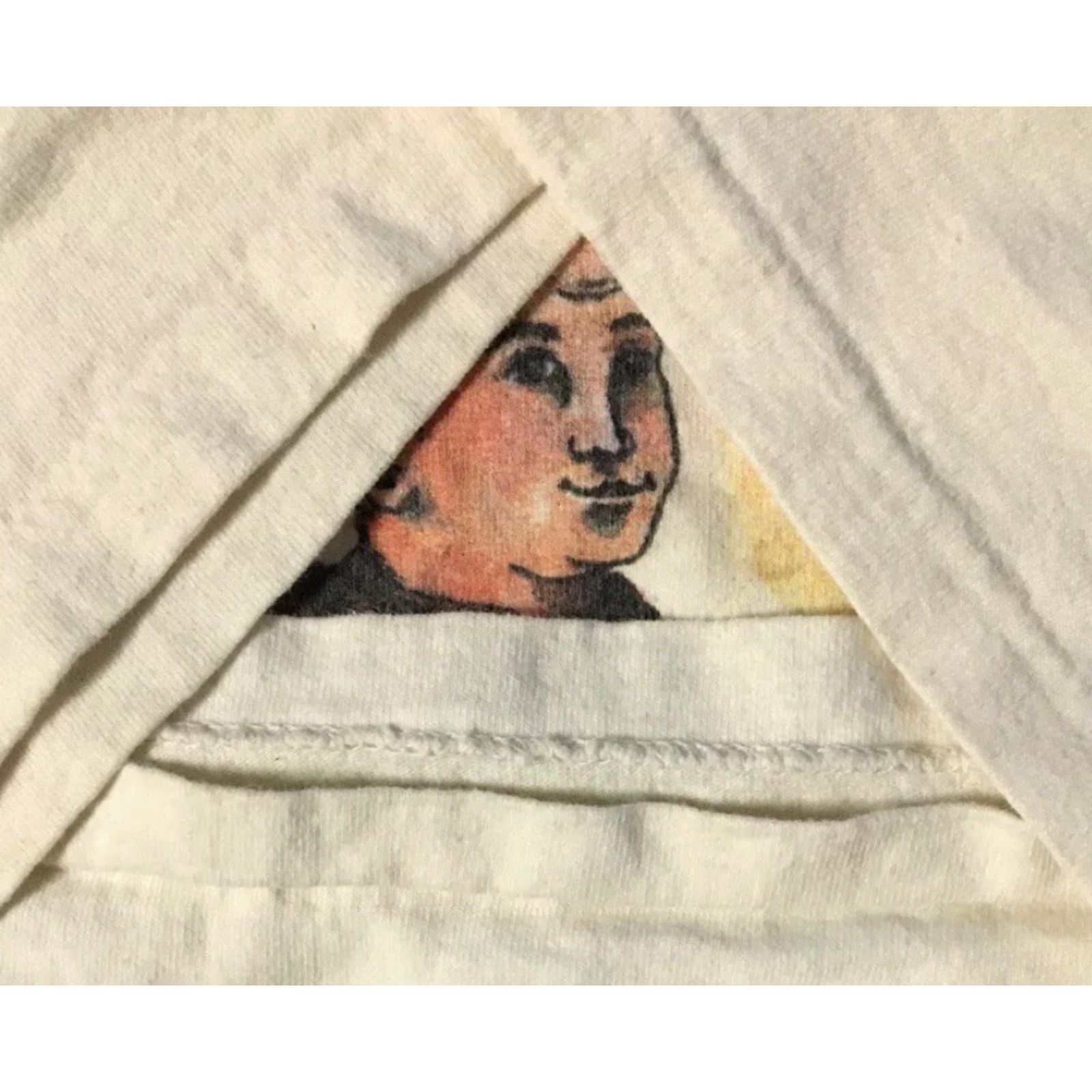 Vintage VINTAGE Abbey Ale Faded Promo Shirt XL Beige 90s 80s Bar Biker Punk Grunge USA USA Beer Drinking Cartoon Retro Graphic Tee Men Shirt Size US XL / EU 56 / 4 - 3 Thumbnail