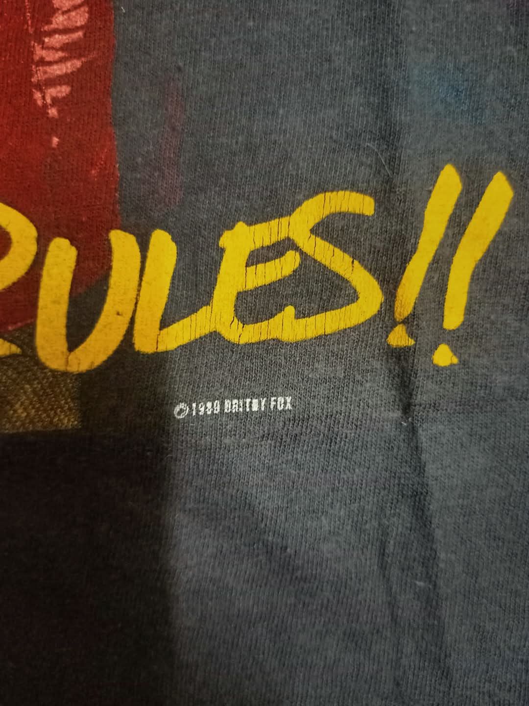 Band Tees × Vintage Vintage 80s Metal Band Britny Fox Break All The Rules Size US L / EU 52-54 / 3 - 3 Thumbnail