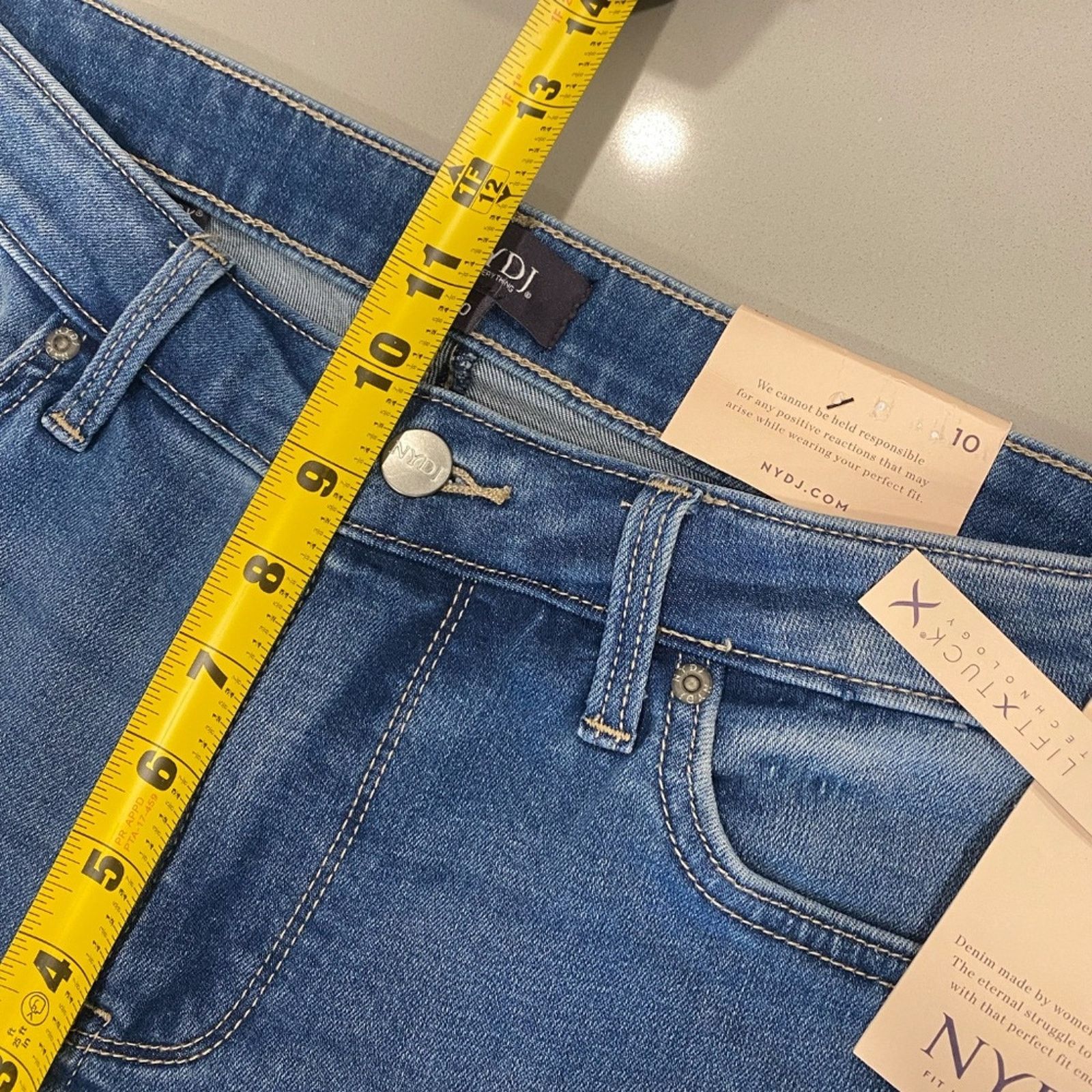 NYDJ NWT NYDJ Women's Relaxed Slender Lovesick Jeans - 10 Size 32" / US 10 / IT 46 - 10 Thumbnail