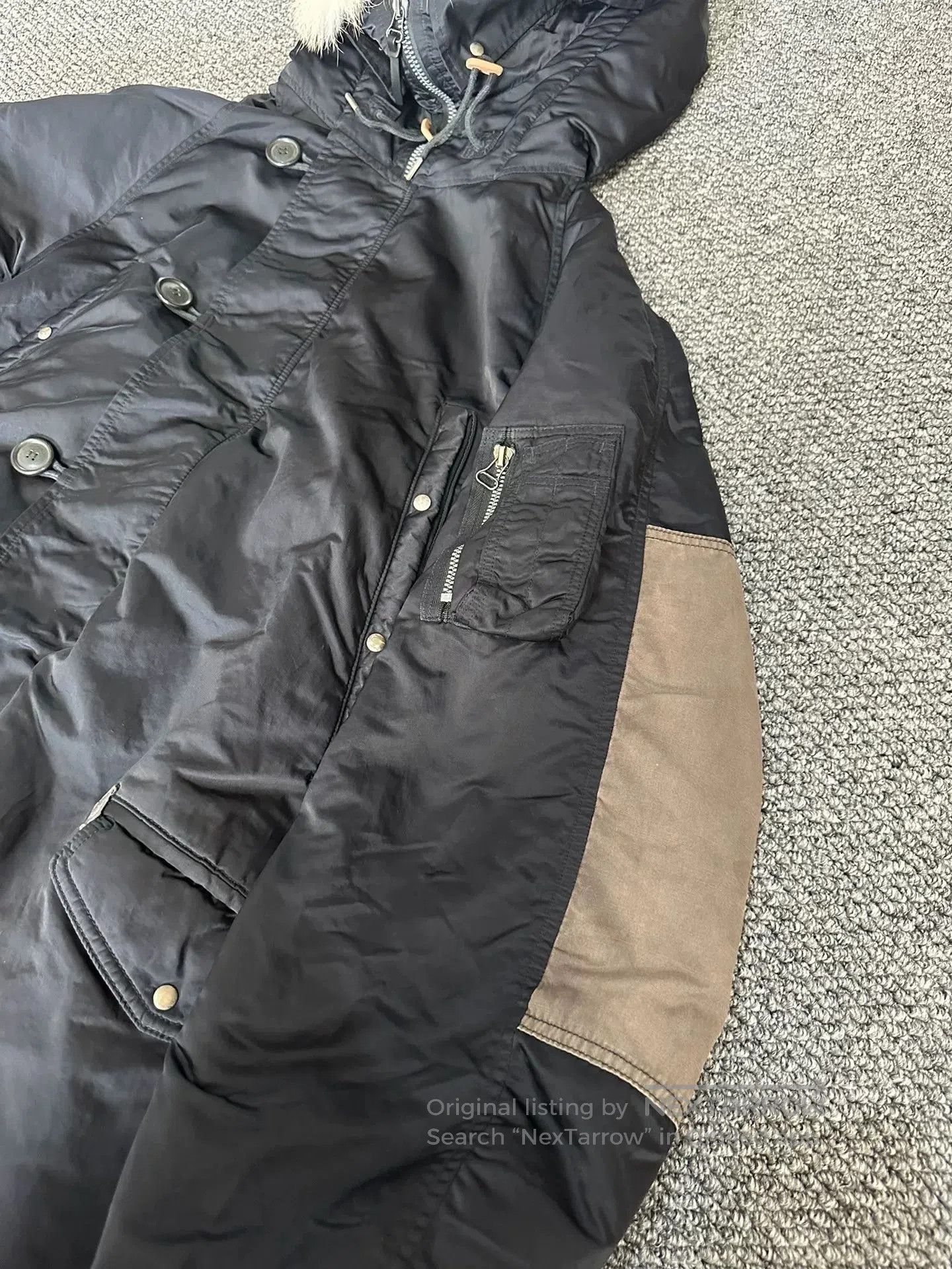 Visvim visvim black nylon jacket with fur hood. Size US L / EU 52-54 / 3 - 5 Thumbnail