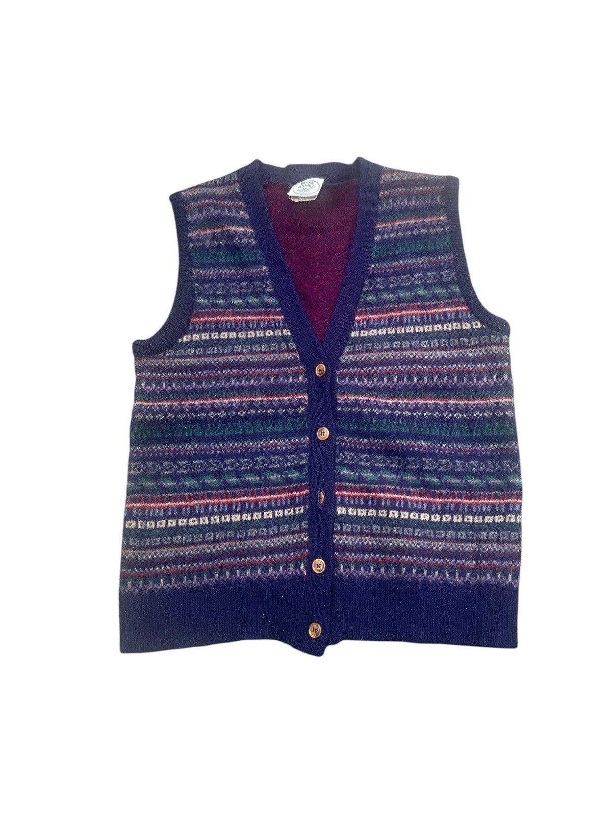 Designer × Vintage Vintage Laura Ashley Wool Vest Size US S / EU 44-46 / 1 - 1 Thumbnail