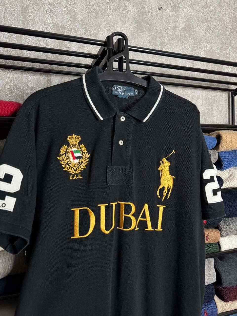 Polo Ralph Lauren Vintage Very Rare Polo Ralph Lauren Dubai Chief Keef Polo Size US XL / EU 56 / 4 - 2 Thumbnail