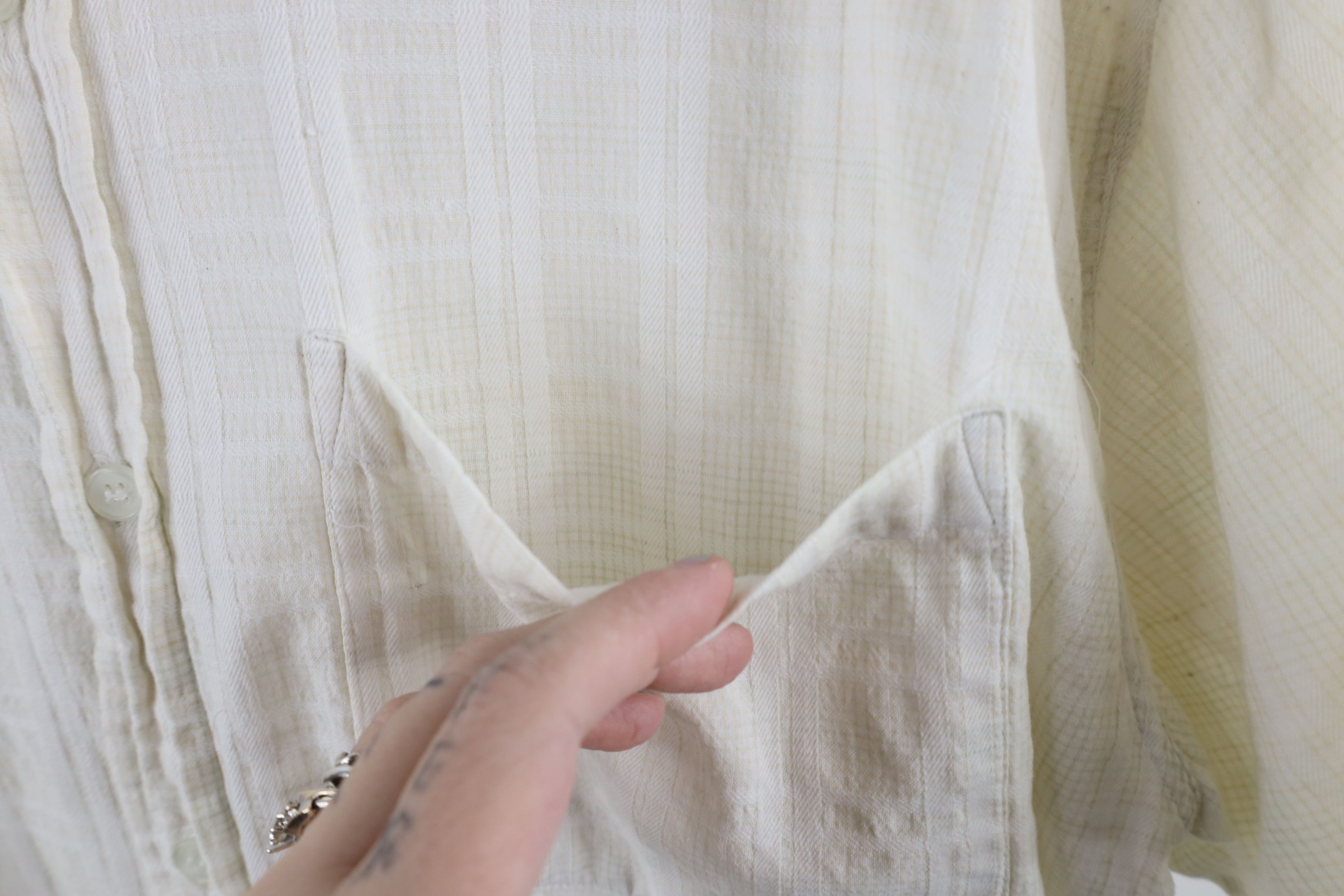 Vintage Vintage 90s Streetwear Short Sleeve Collared Button Shirt Size US XL / EU 56 / 4 - 4 Thumbnail