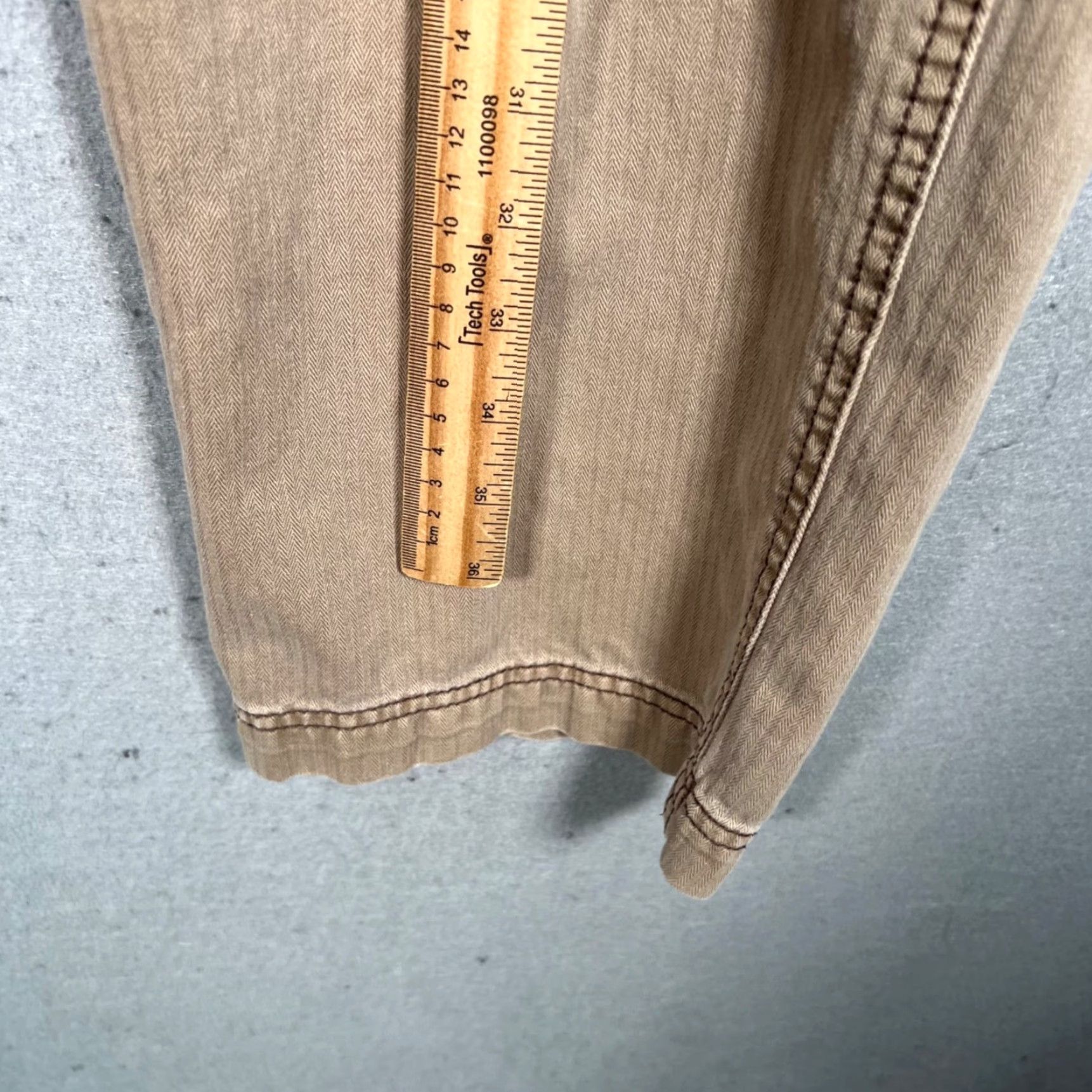 Cotton On Cotton On Mens Cargo Pants Beige 34 Regular Straight Leg 28in Inseam Cotton Canvas Pockets Cargo Front Flat Front Vintage No Mens Pants Size US 34 / EU 50 - 6 Thumbnail