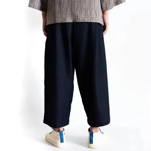 Japanese Brand 21SS Tokyo Union Navy Blue Kendo Oversized Pannts Size US 32 / EU 48 - 1 Thumbnail