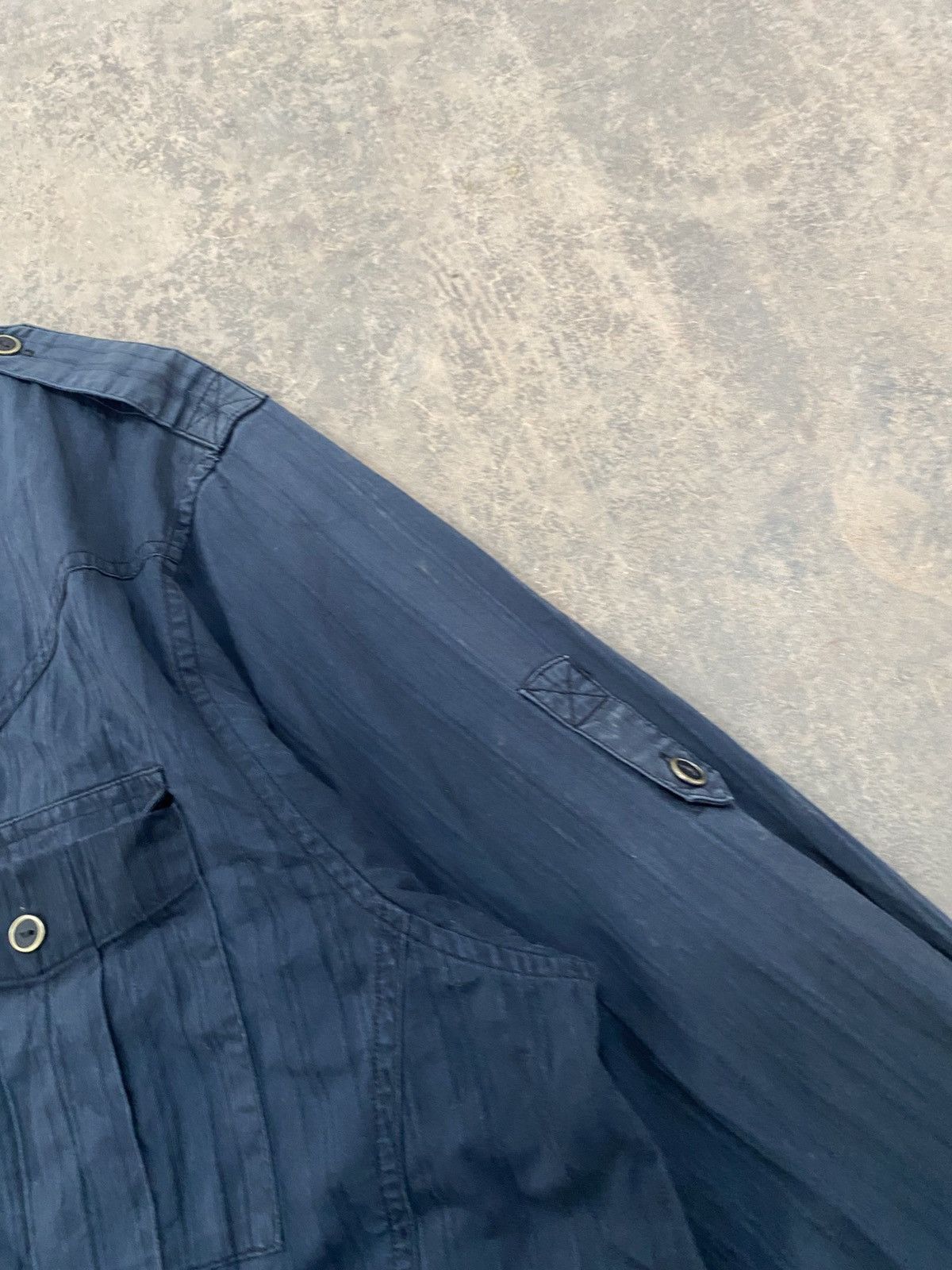 Issey Miyake ISSEY MIYAKE D’HOMME A HOMME MILITARY PUNK GRUNGE LS SHIRT Size US XL / EU 56 / 4 - 7 Thumbnail