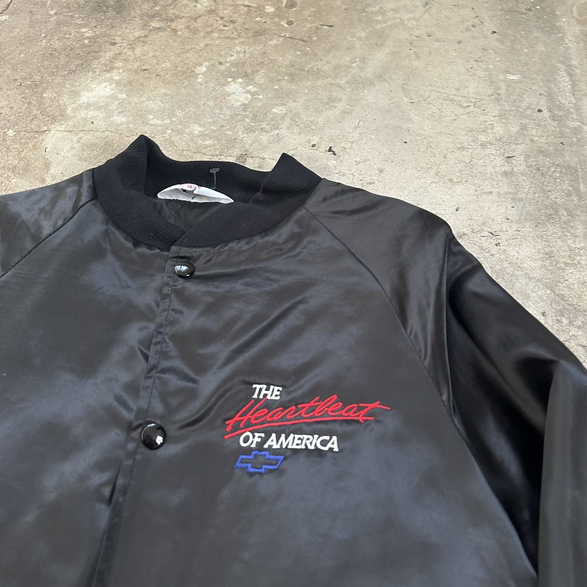 Chevrolet × Vintage Chevrolet Heartbeat of America light bomber jacket vintage Size US M / EU 48-50 / 2 - 4 Thumbnail