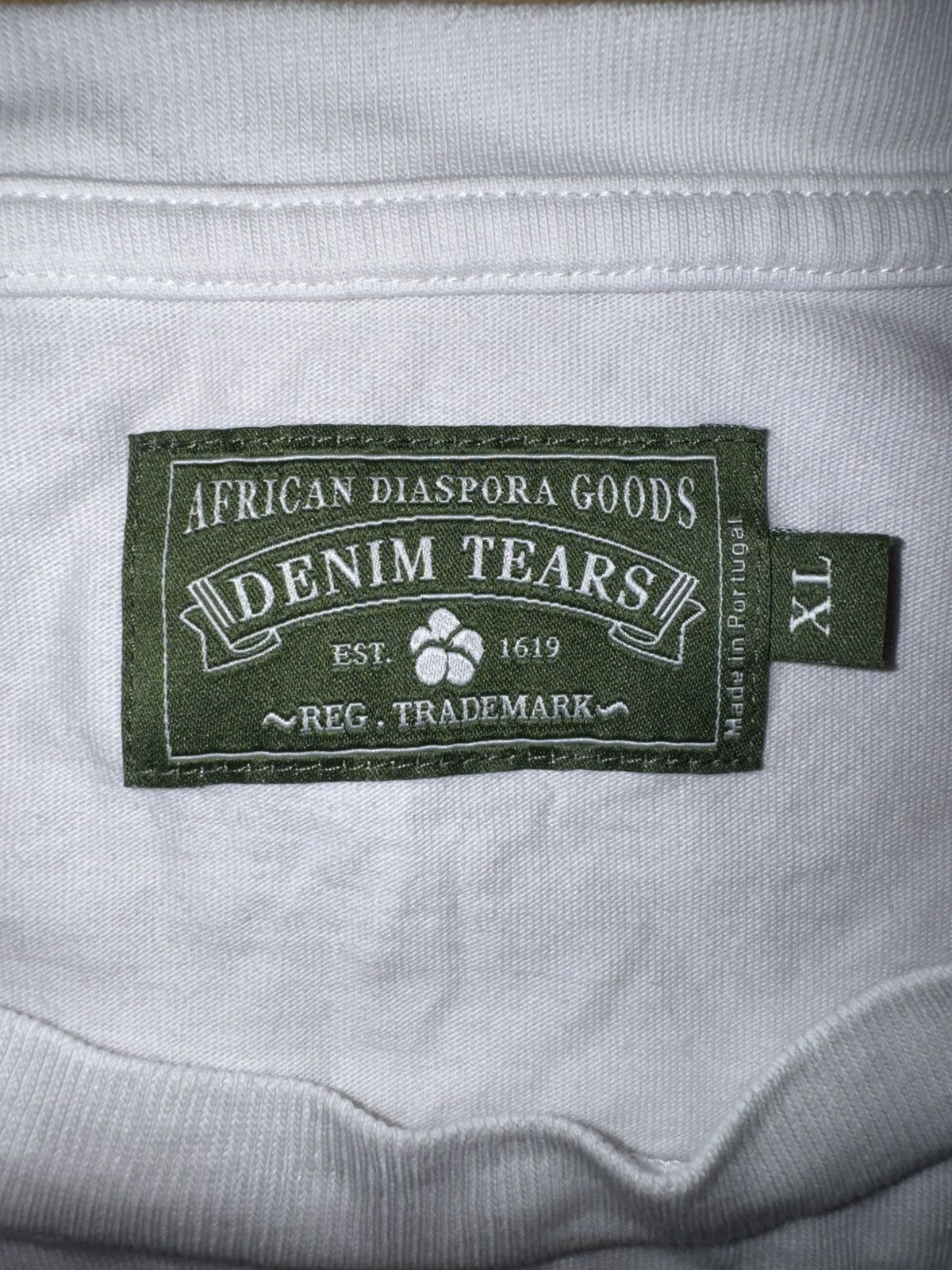 DENIM TEARS 🖤Denim Tears🖤 ADG Inc. Tee (White) Size US XL / EU 56 / 4 - 3 Thumbnail