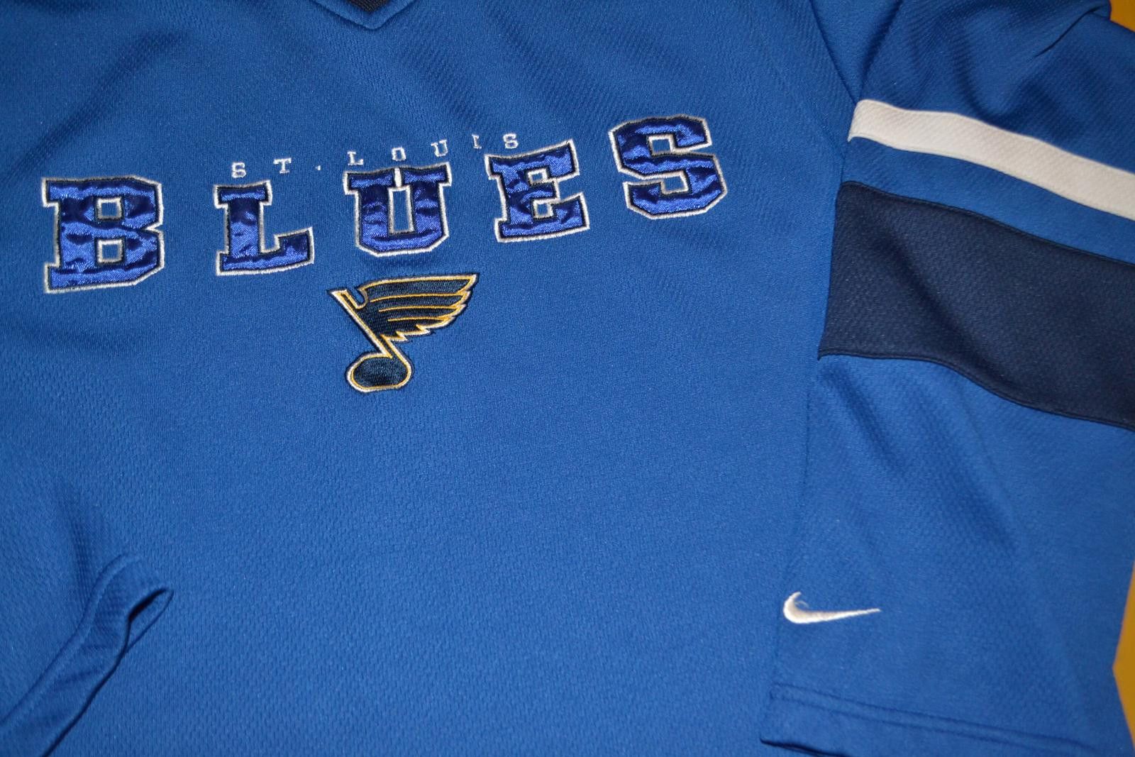 Nike St. Louis Blues Blue Ice Hockey Jersey Size ONE SIZE - 2 Thumbnail