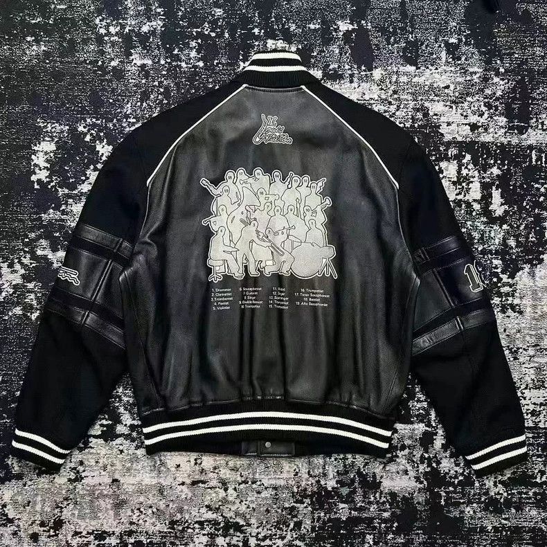 Louis Vuitton Louis Vuitton Black Leather Baseball Jacket-2506 Size US M / EU 48-50 / 2 - 3 Thumbnail