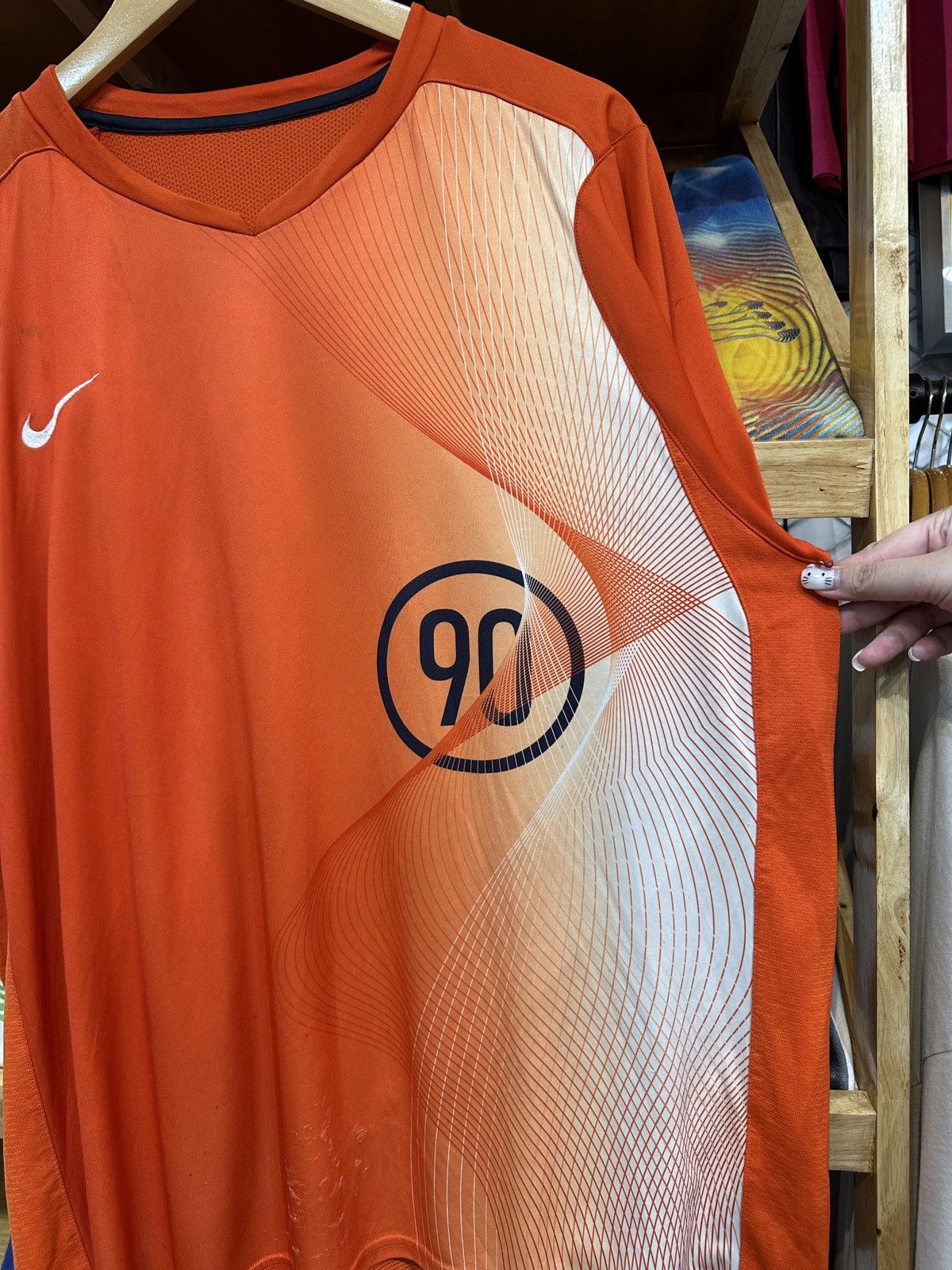 Nike Vintage Nike Total 90 Training Jersey Size US XL / EU 56 / 4 - 3 Thumbnail