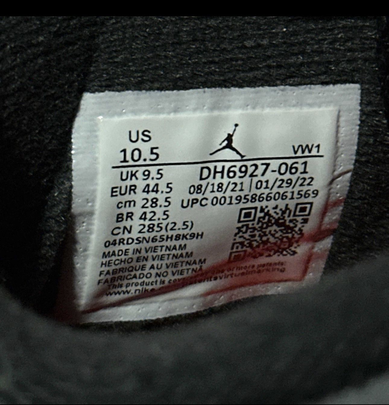 Jordan Brand Air Jordan 4 retro ‘Infrared’ Size US 10.5 / EU 43-44 - 6 Thumbnail