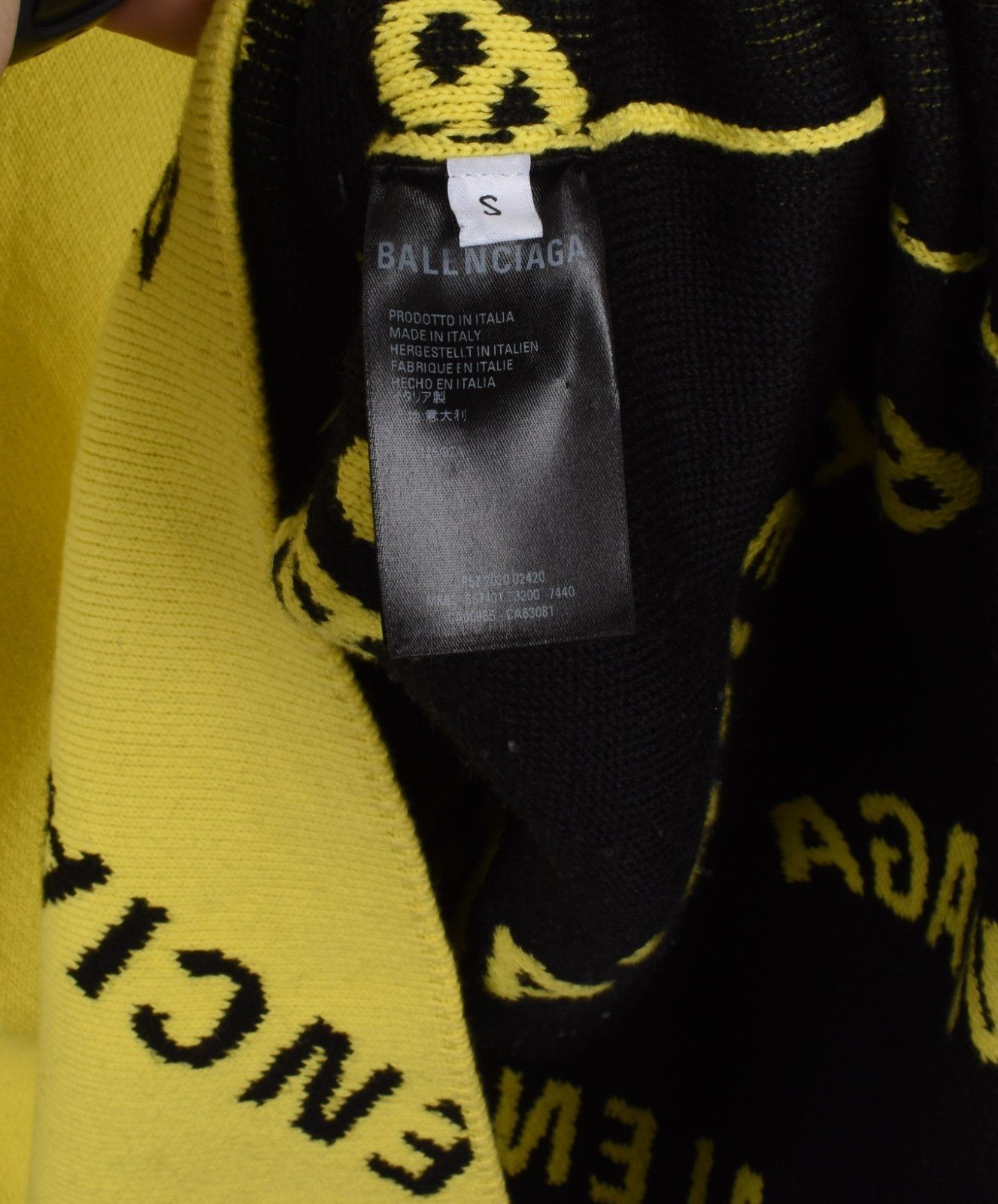 Balenciaga Balenciaga Men Sweater Heavy Knit Oversized Size XL, S1796 Size US L / EU 52-54 / 3 - 8 Thumbnail