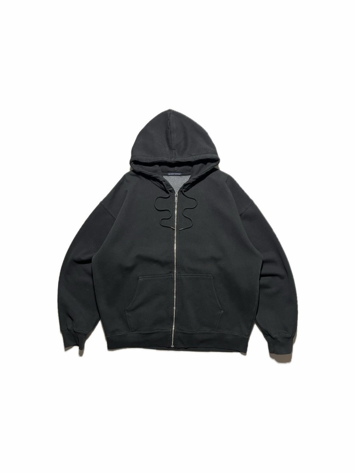 Vintage Vintage perfectly washed oversized zip up blank hoodie L Size US L / EU 52-54 / 3 - 1 Thumbnail