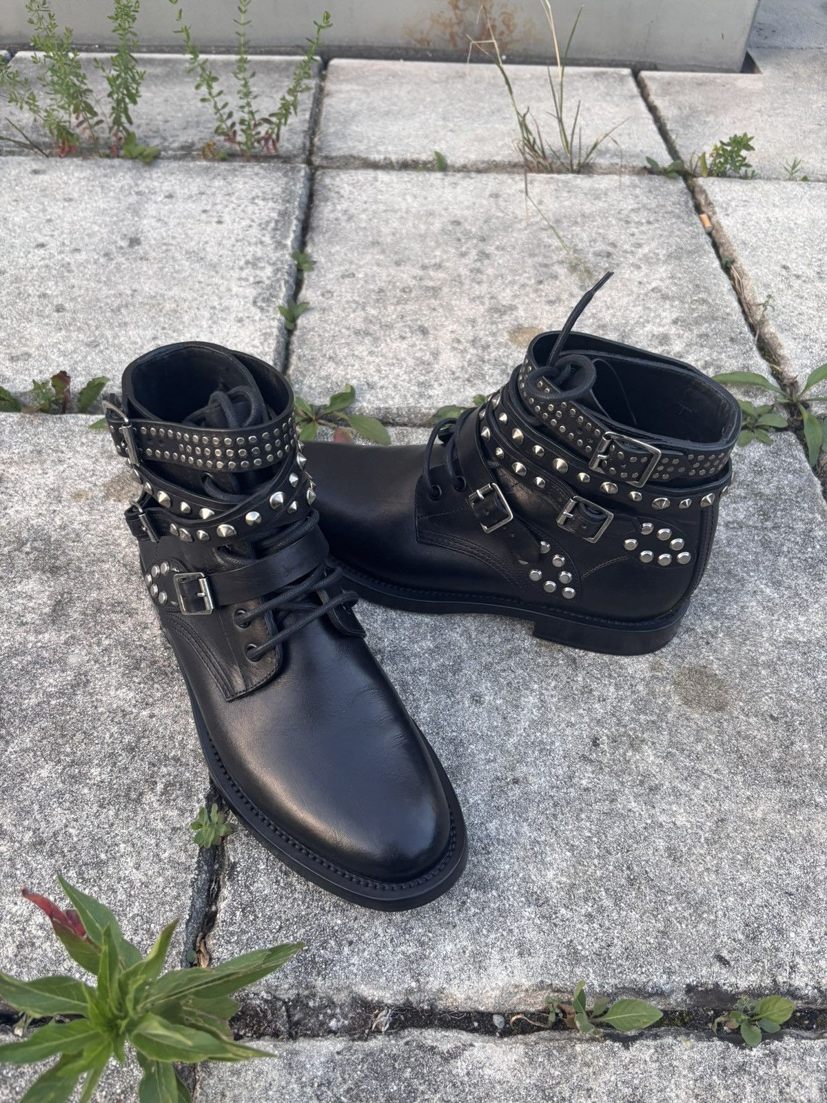 saint laurent paris fw13 runway studded ranger boots 40 (42) d*3様 saint laurent paris boots 13aw Saint Laurent Paris  main image 4