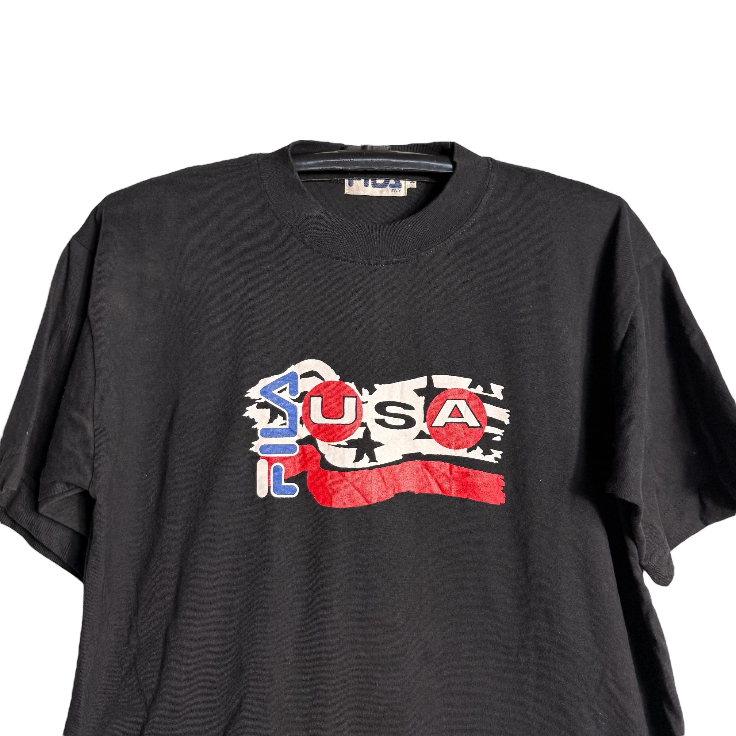 Fila 🔥RARE🔥Vintage Fila USA Spell Out T-shirt Size US M / EU 48-50 / 2 - 2 Thumbnail