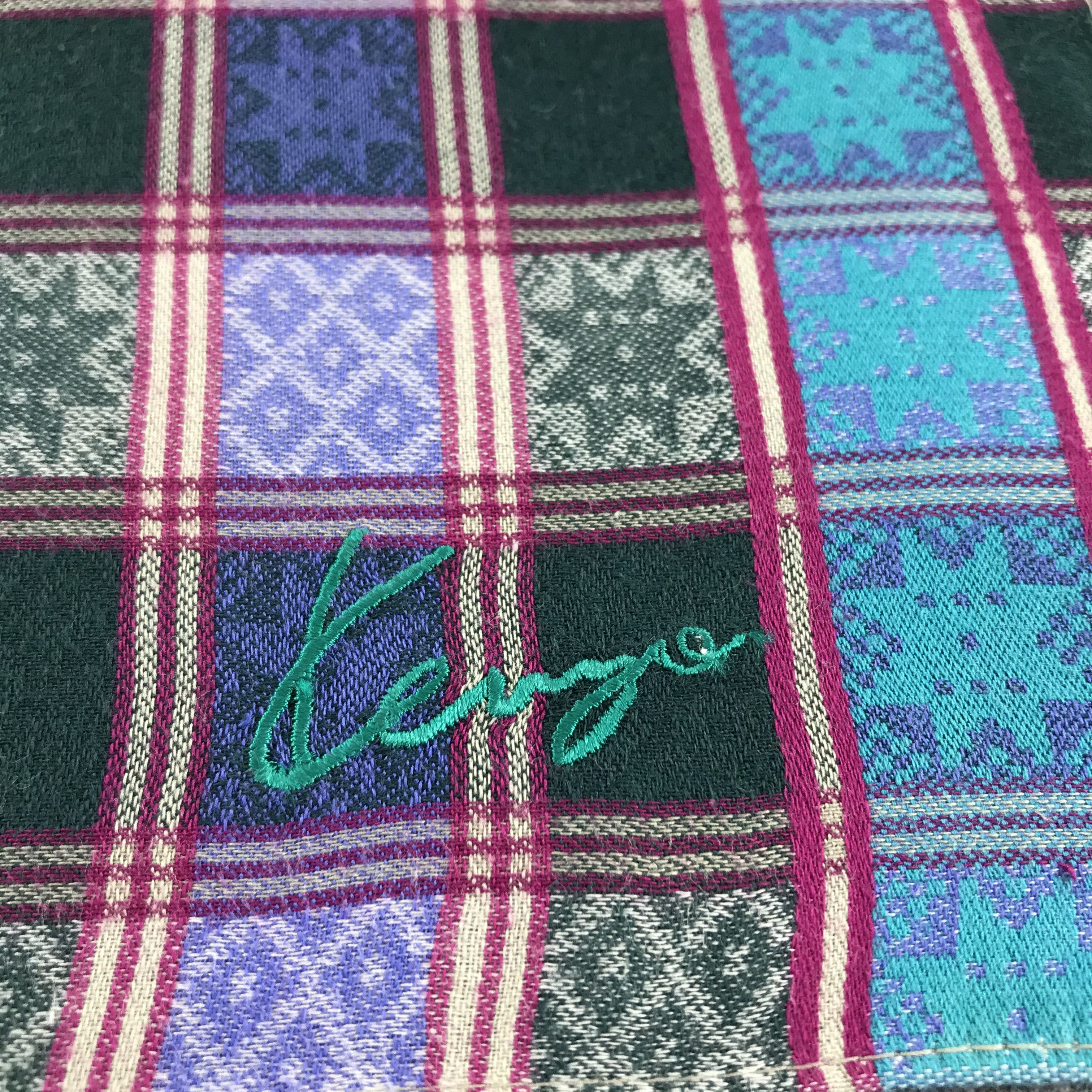 Kenzo × Vintage Kenzo Handkerchief Neckerchief Bandana SCT016 Size ONE SIZE - 4 Thumbnail