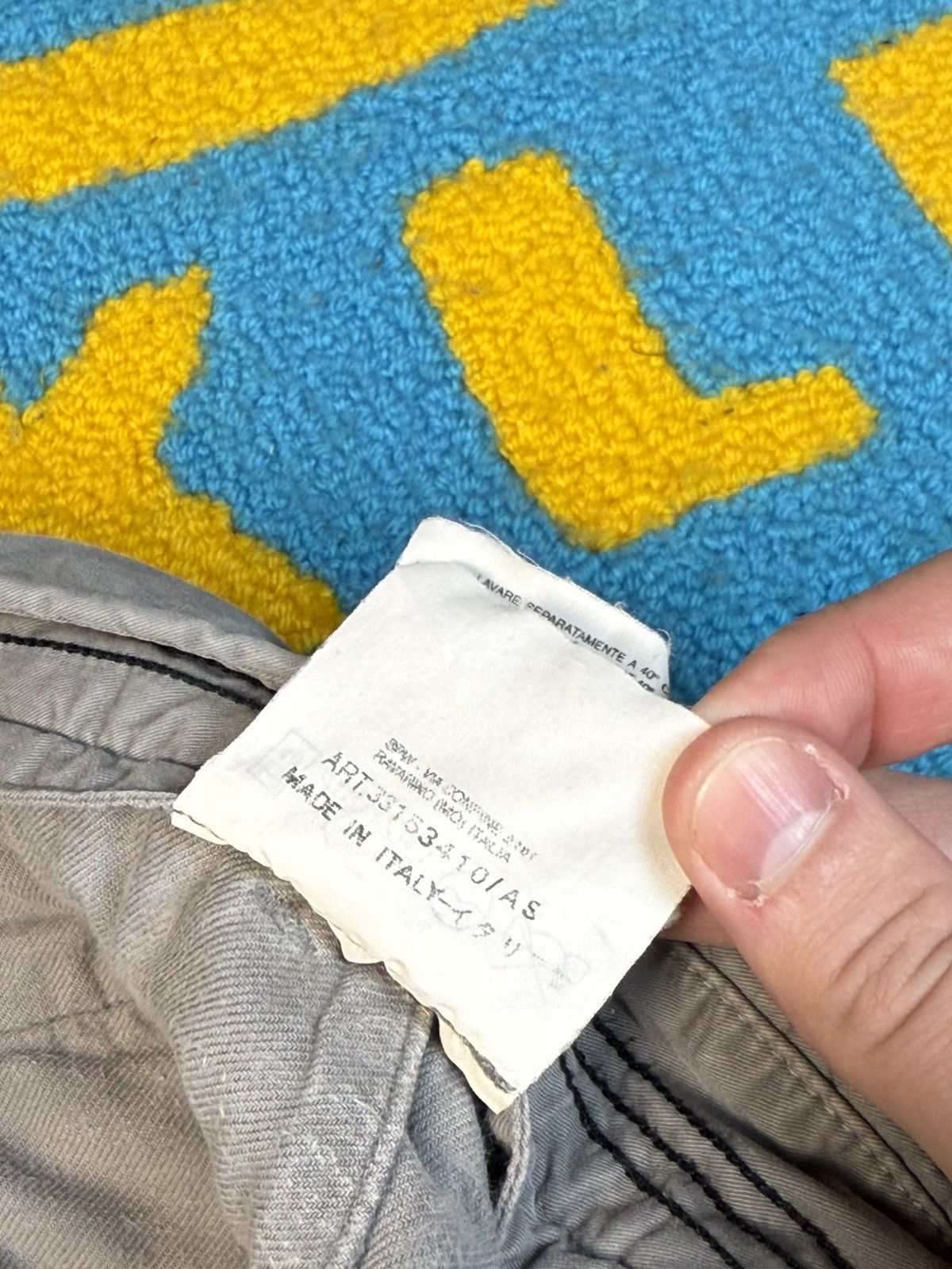 Stone Island × Vintage Vintage Stone Island Gray Chino Trousers Pant Size US 36 / EU 52 - 16 Thumbnail
