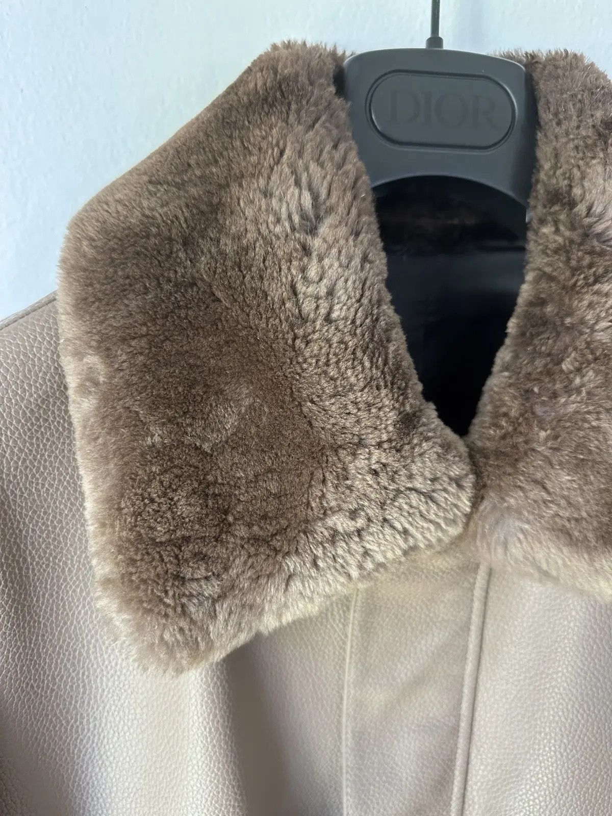 Dior Dior Bomber Leather Jacket Beaver Fur Collar Size US L / EU 52-54 / 3 - 9 Thumbnail