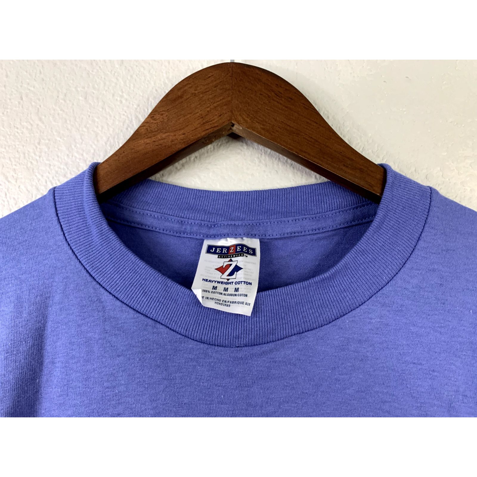 Jerzees Vintage Bird Shirt Jerzees Blue Birds Flower Tee 1990s VTG M Size US M / EU 48-50 / 2 - 5 Thumbnail