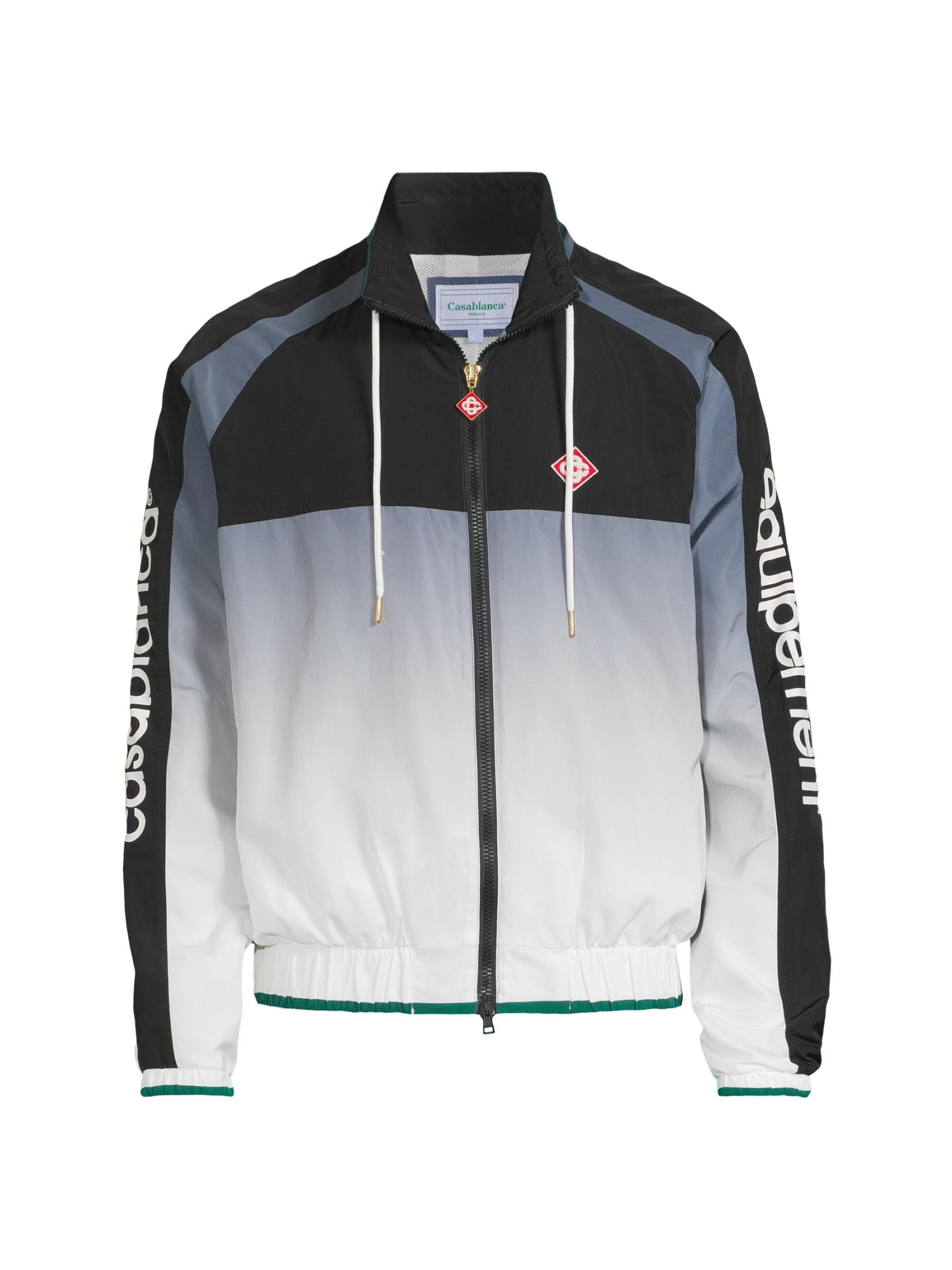 os11x0725 Ombré Track Windbreaker Jacket in Multicolor