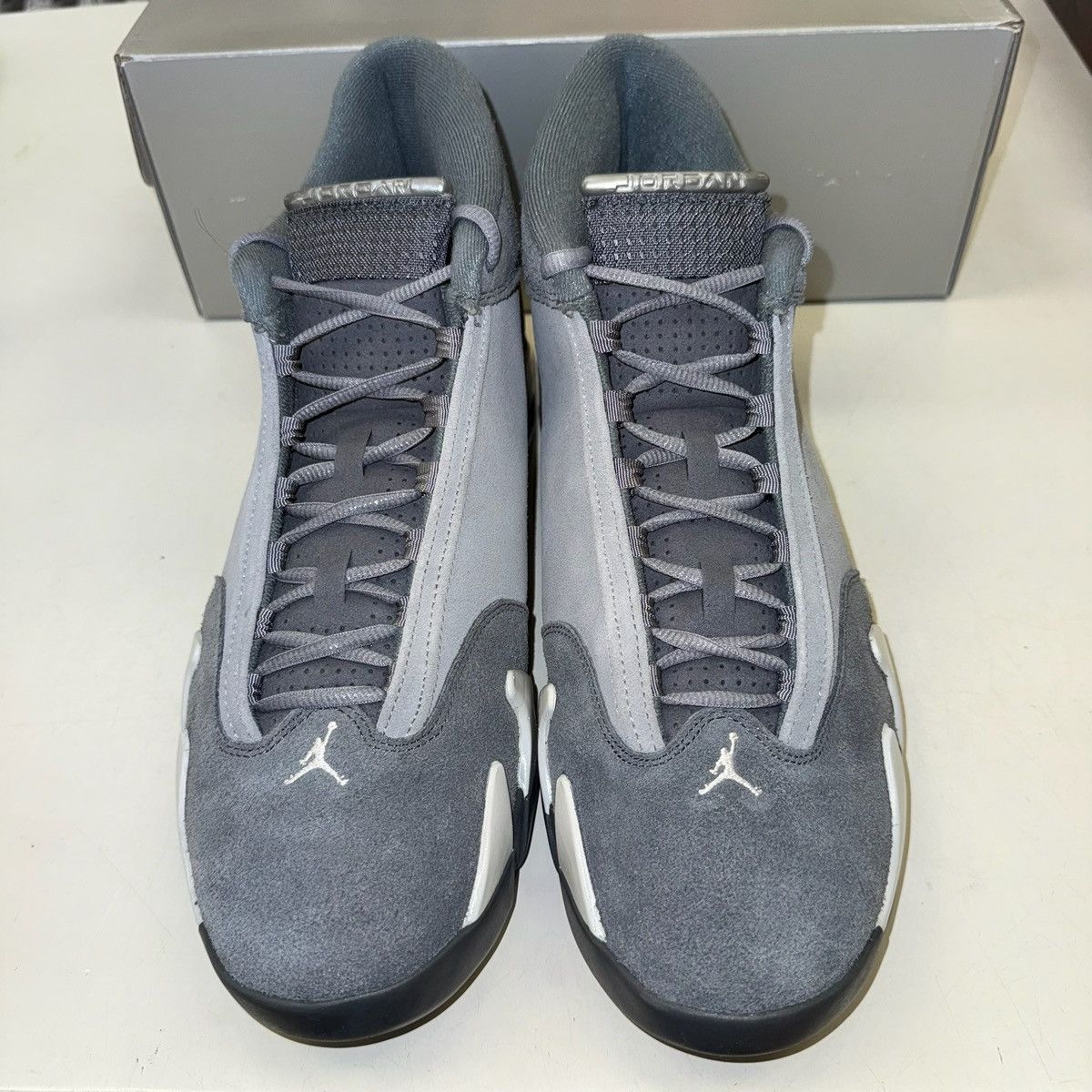 Jordan Brand Size 14 - Air Jordan 14 Retro Flint Grey - FJ3460-012 Size US 14 / EU 47 - 4 Thumbnail
