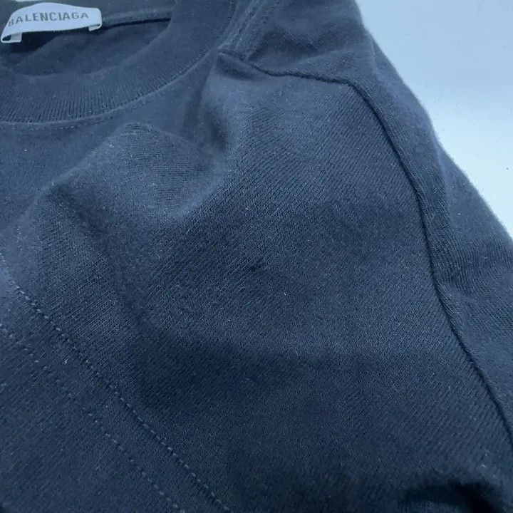 Balenciaga Balenciaga Logo Print Short Sleeve T-Shirt 0079-2507 Size XS / US 0-2 / IT 36-38 - 3 Thumbnail