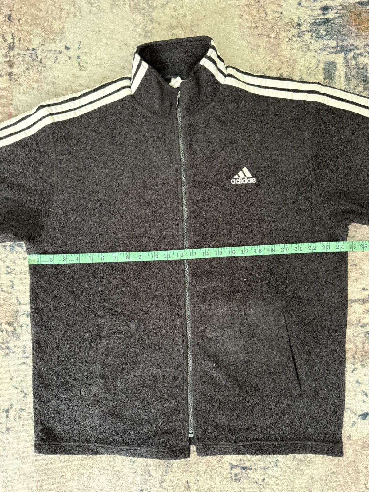 Adidas Vintage 90s ADIDAS DESCENTE FLEECE SWEATER JACKET Size US XL / EU 56 / 4 - 15 Thumbnail