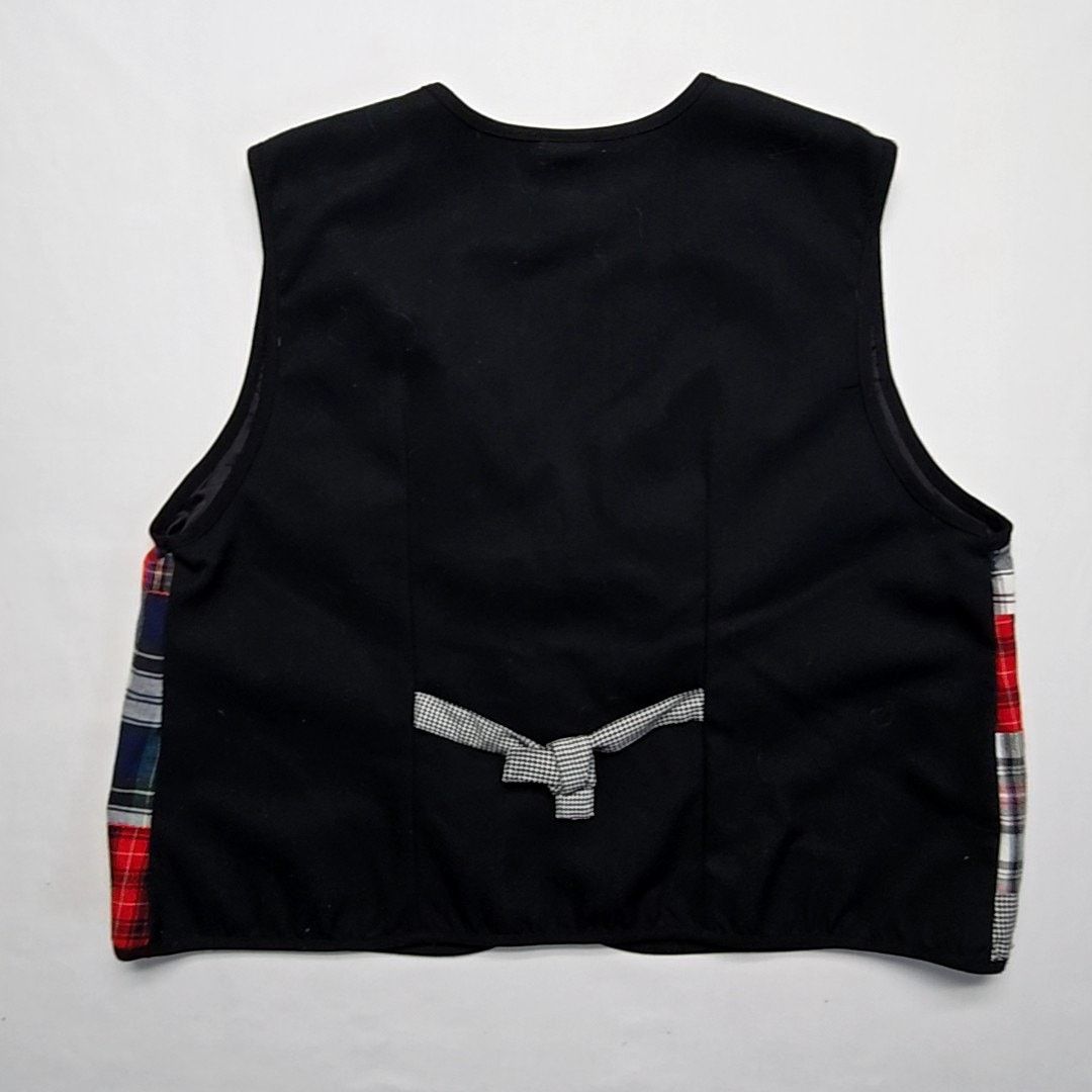 Vintage Vintage Koret Patchwork Vest Plaid Holiday 20W Christmas Size 3XL / US 20-22 - 9 Thumbnail