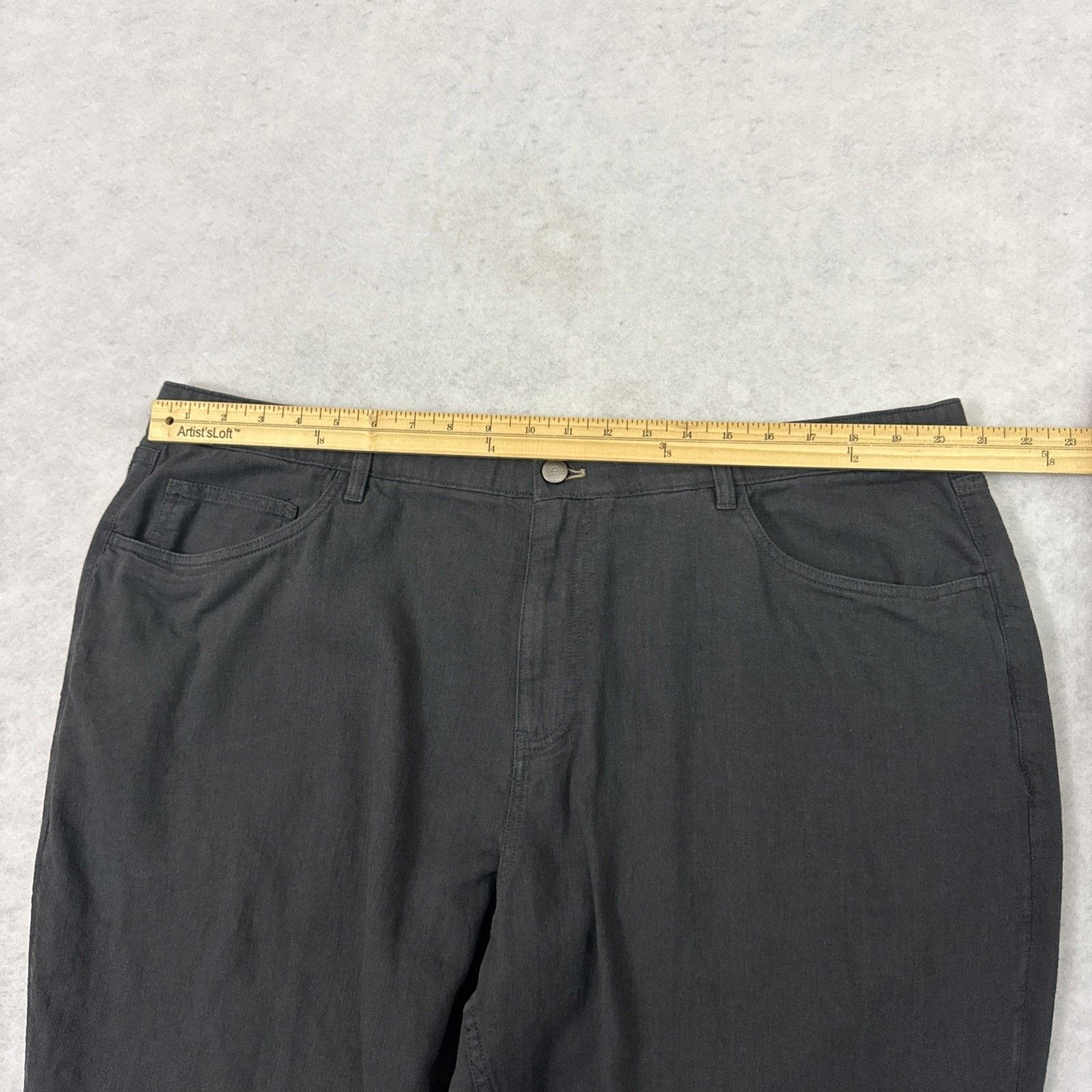 Faherty Faherty Reserve Mens Movement Pants 42x32 Gray Linen Blend Size US 42 / EU 58 - 5 Thumbnail
