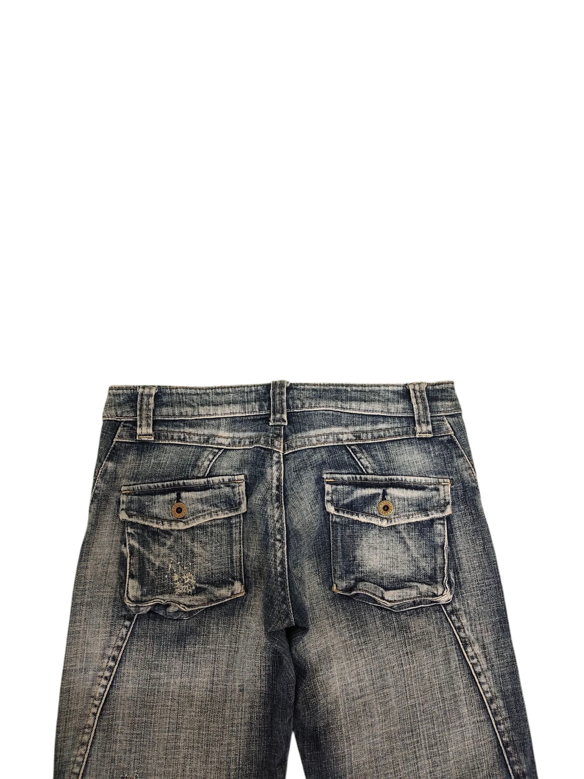 Hysteric Glamour Flare Jeans Camel Road Clawmark Distress Faded Bootcut Y2k Size US 32 / EU 48 - 9 Thumbnail