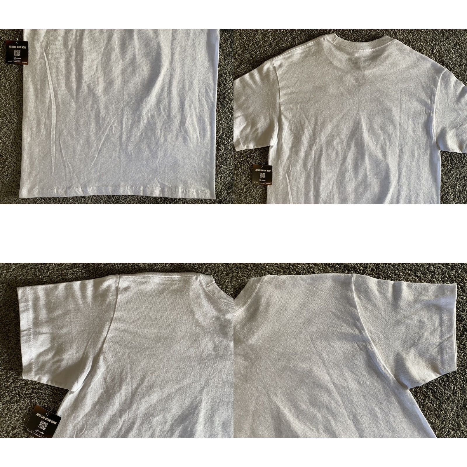 Vintage NWT Snelos T Shirt White Men’s Size S Short Sleeve Sick 5’s Art Hipster Spring Summer Fall Shirts Men Size US S / EU 44-46 / 1 - 9 Thumbnail