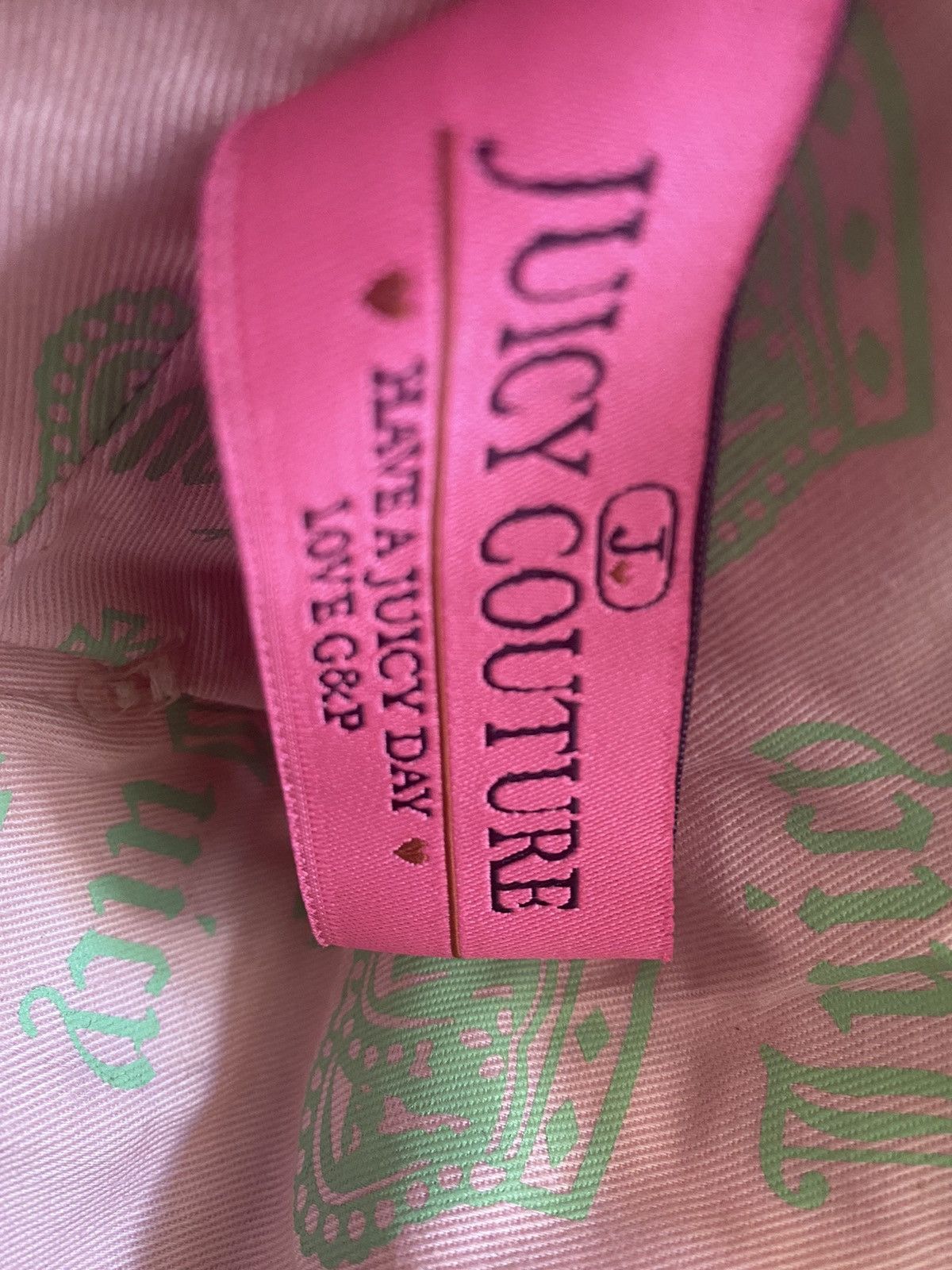 Juicy Couture Juicy Couture Girls Rule Bag Purse Tote Terry Y2K Size ONE SIZE - 7 Thumbnail