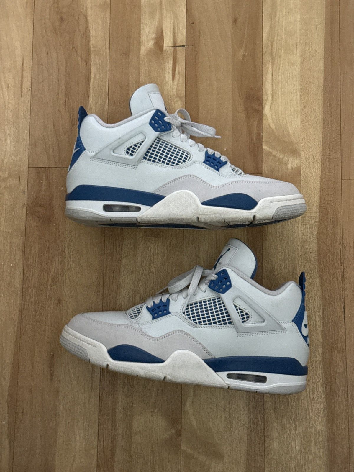 Nike Nike air jordan 4 retro military blue Size US 9.5 / EU 42-43 - 7 Thumbnail