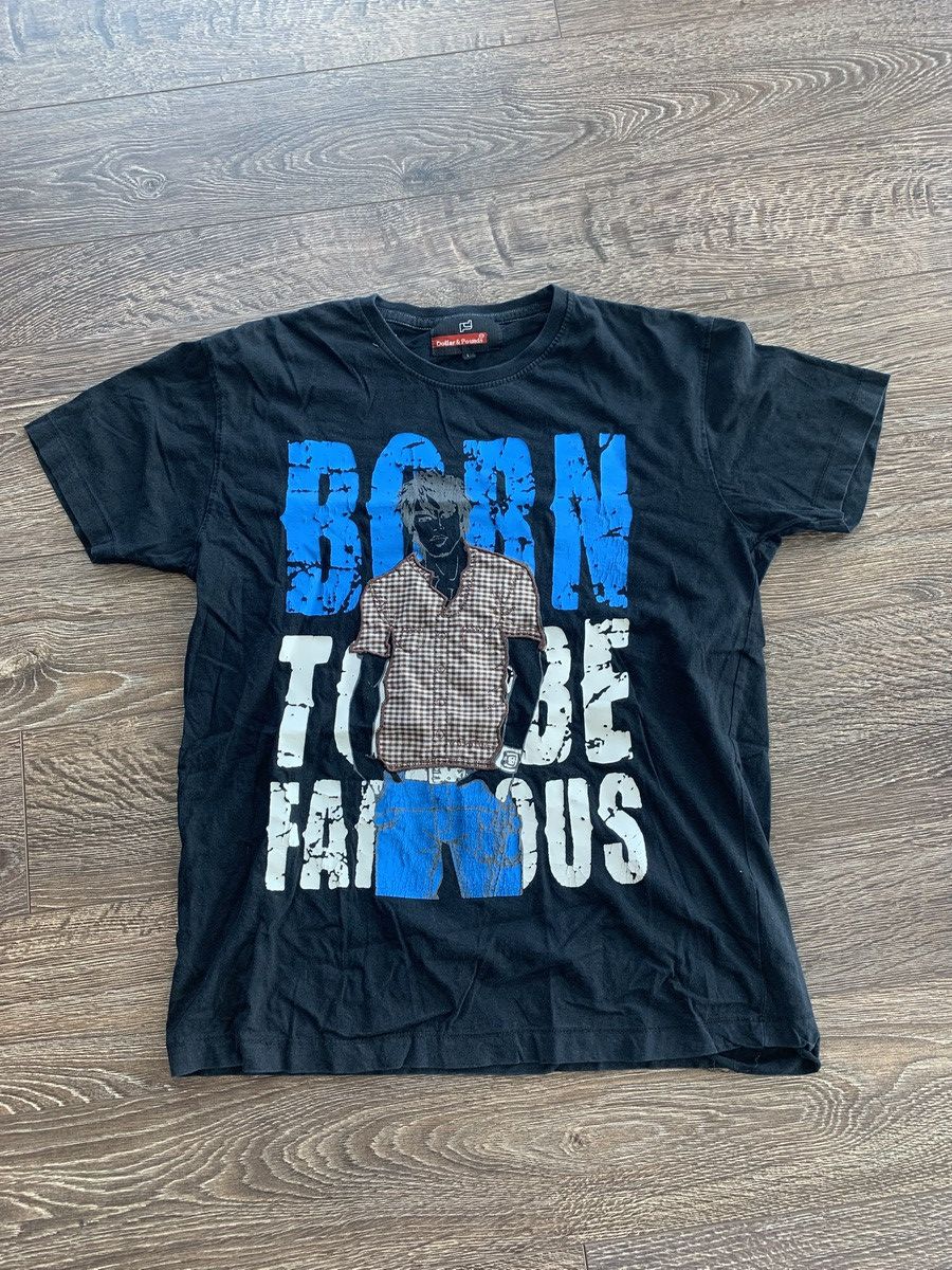 Band Tees × Vintage Born to be Famous by Dollars and Pounds Size US L / EU 52-54 / 3 - 1 Thumbnail