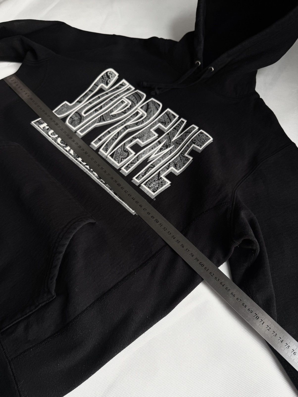 Supreme Supreme Hoodie Paisley Black Fuck Em All Logo Size US XL / EU 56 / 4 - 22 Thumbnail