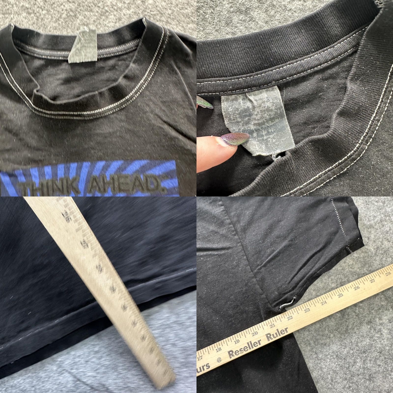 Other VINTAGE Citibank Shirt Mens Large Black Think Ahead Graphic Computer Promo 90s Size US M / EU 48-50 / 2 - 8 Thumbnail