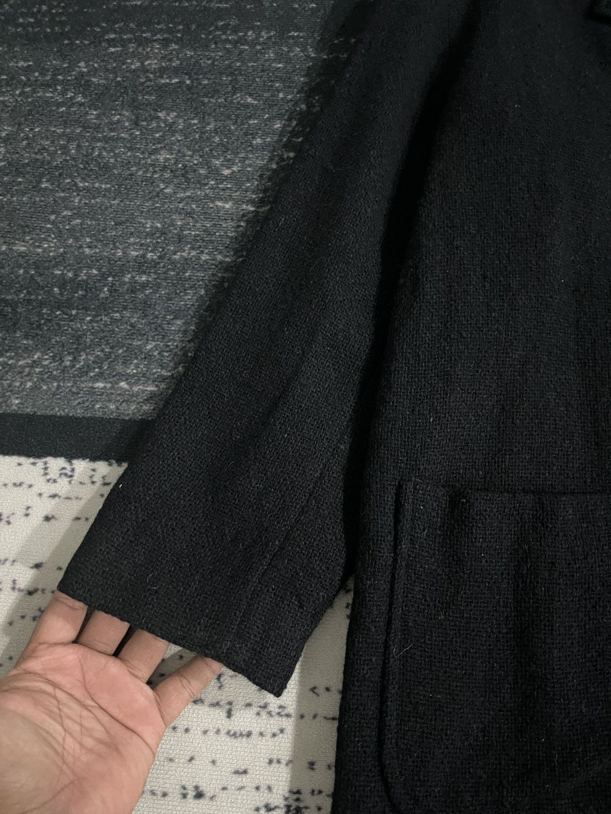 Yohji Yamamoto Vintage Workshop By Yohji Yamamoto Coat Jacket Size 50L - 6 Thumbnail