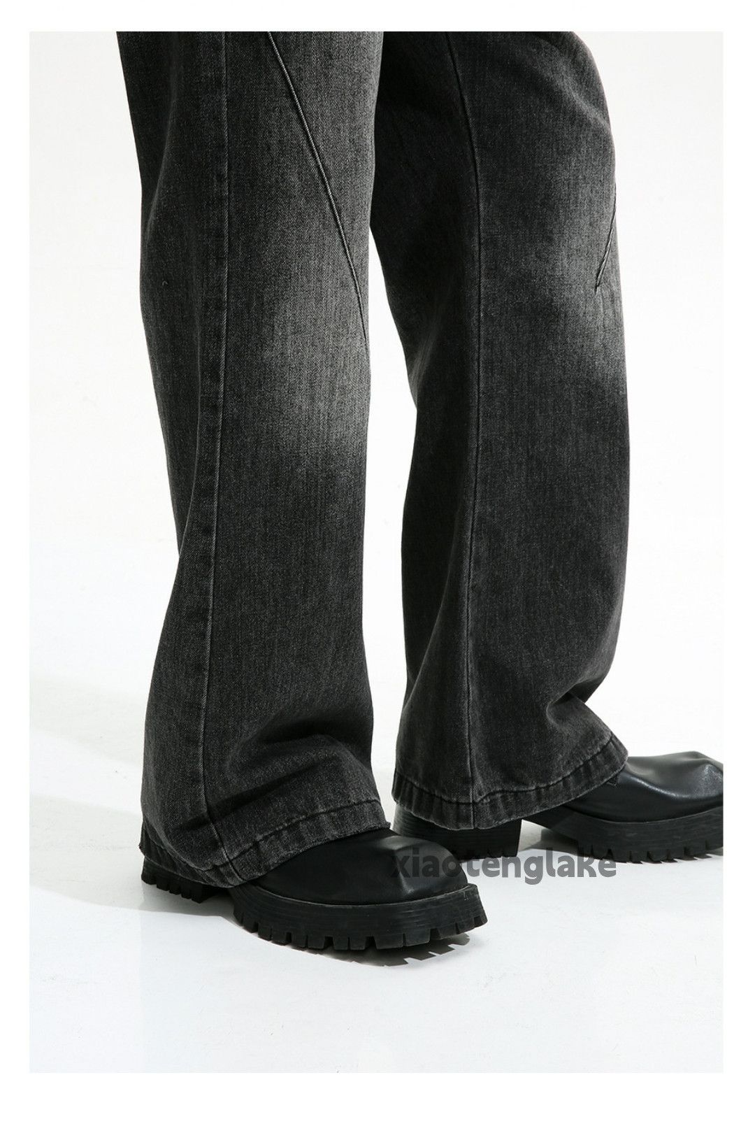Jean × Vintage washed faded cleanfit yuppie bootcut grunge jeans Size US 32 / EU 48 - 7 Thumbnail