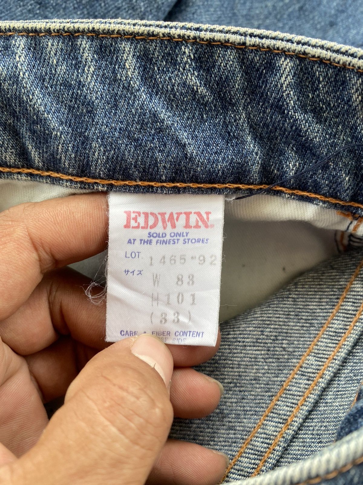 Edwin × Japanese Brand Baggy Jeans Vintage Edwin Ballon Blue Distressed Size US 32 / EU 48 - 9 Thumbnail